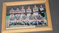 FC JUVENTUS anni 80 sponsor Ariston specchio quadretto mirror 16X12 incorniciato