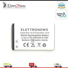 Batteria per Brondi Amico Sincero BL-5C 3.7V 1000 mAh bl-5c Top Nuova 2025