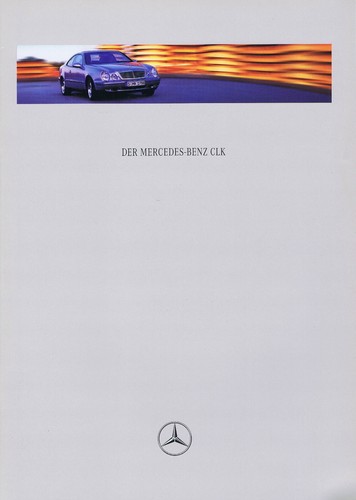Brochure depliant mercedes clk - depliant,