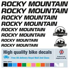 Etichette decalcomanie Rocky Mountain bike con protezione bici omaggio (confezione da 25)-20 colori