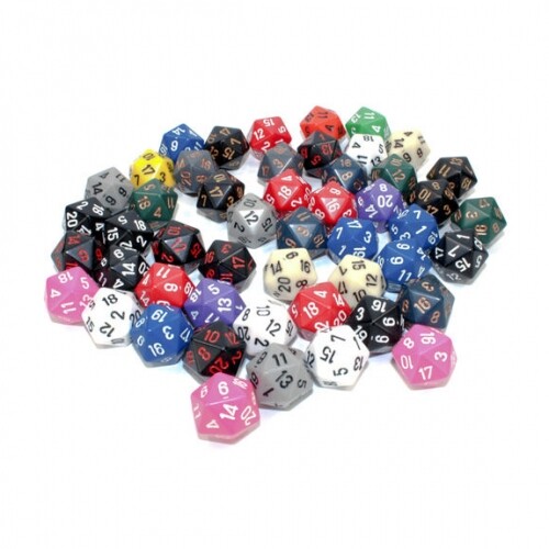 Set dadi opaco cubo - -,