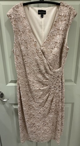 Abito tubino connected beige - abito,