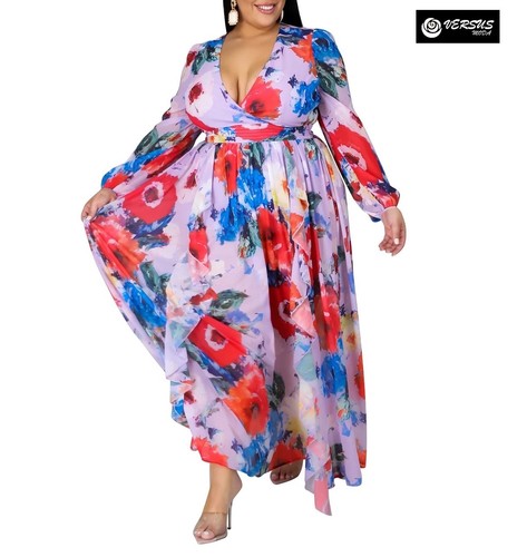 Vestito donna lungo fiori - vestito,
