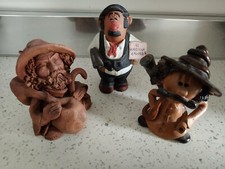 3 Statuine Terracotta Briganti