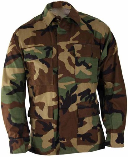 Camicia woodland bdu - woodland,