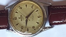 OROLOGIO ROAMER MILITARY ANFIBIO BREVETE SUPER SHOCK ANTIQUE 1930, WORKING GOOD 