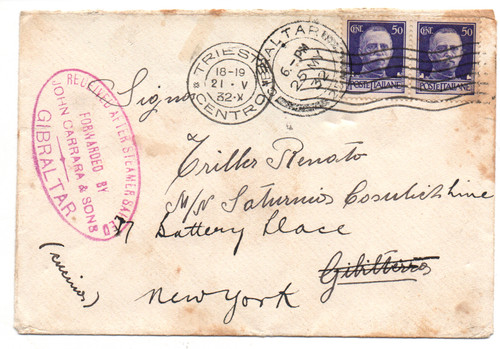 Bst 1932 busta viaggiata da - 05-1932,