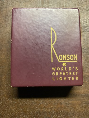 Ronson vintage lighter box - vintage, in