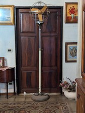 VENTILATORE ZODIACO"SAN GIORGIO"ANNI 50 ORIGINALE,PEDANA IN GHISA RARA-FUNZIONAN