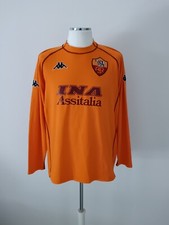 MATCH WORN Shirt Maglia Scudetto 2000/01 AS ROMA Kappa TOTTI Trikot Friendly