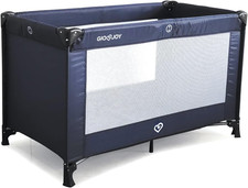 Lettino Da Viaggio Pieghevole Basic Con Borsa per La Custodia E Il Trasporto, Bl