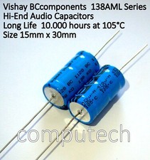 1 pezzo Condensatore Audio HI-END 470uF 63V 105°C Vishay BC Lunga vita 10000 Ore