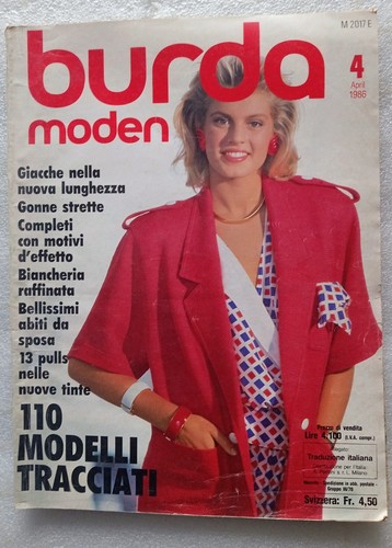 Burda 1986 con cartamodelli - burda,