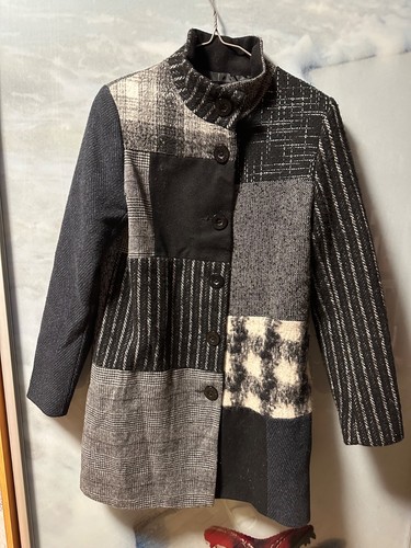 Cappotto donna patchwork