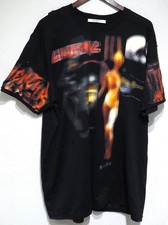 T-shirt Givenchy ARMY SKULL POWER OF LOVE BLUR XL taglio e cucito 2016 fori nero
