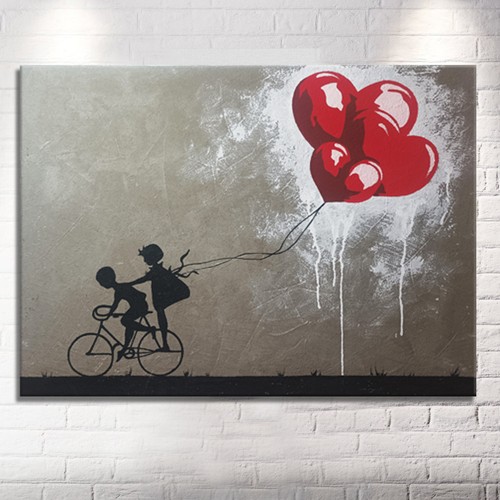 Quadro dipinto mano tela - quadro, a
