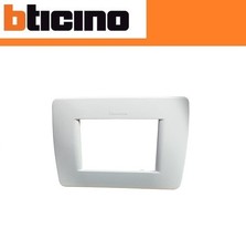 PLACCA 3 POSTI BTICINO LUNA