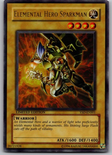 Elemental hero sparkman - hero,