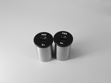 Coppia di oculari per microscopio PZO 8x canna 23 mm