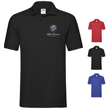 Polo T-shirt Alfa Romeo Abbigliamento Automotive Uomo Automobil Idea Regalo
