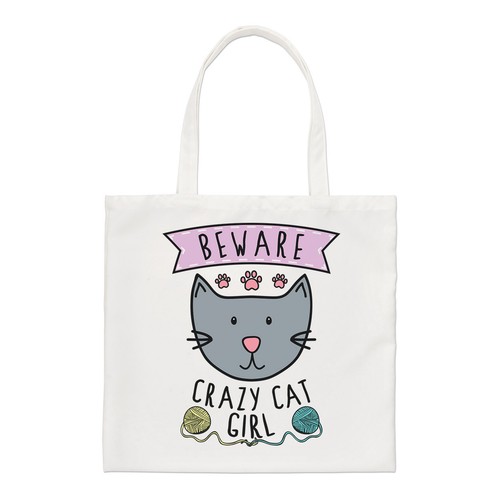 Borsa tracolla beware crazy - a,