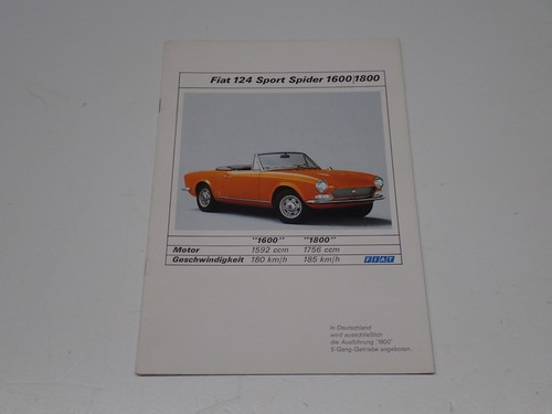 Fiat 124 sport - fiat,