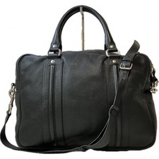 GUCCI 231850 Valigetta 2 vie tracolla borsetta pelle nera usata dal Giappone