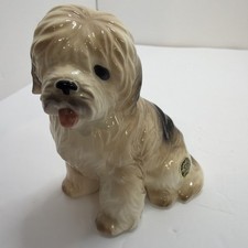 Statuina ceramica cane shaggy