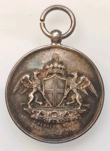 Medaglia genova ospite prima - genova,