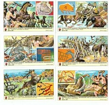 Figurine LAVAZZA STORIA DELLA TECNICA III INVENZIONI CACCIA ORGANIZZATA 247 1967