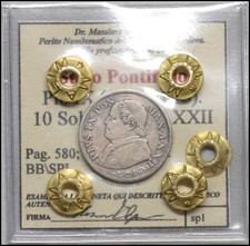 Papal State Pius IX 10 Soldi