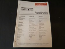 Manuale di servizio originale