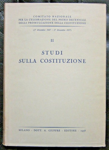 Libro studi sulla - studi, costituzione