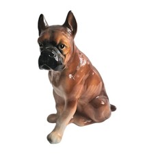 Statua cane porcellana BOXER