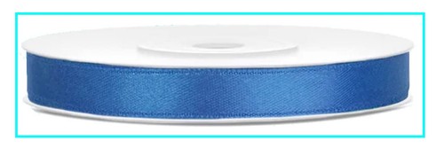 Nastro raso blu reale - nastro, 6