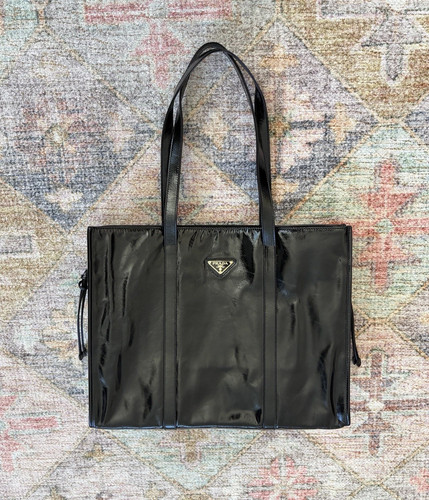 Prada borsa mano con doppio - prada,,