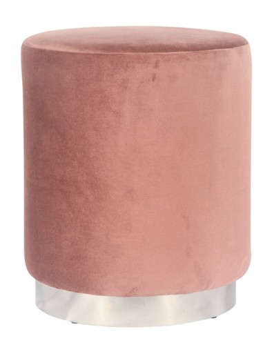 Gilda pouf dusty rose - in,