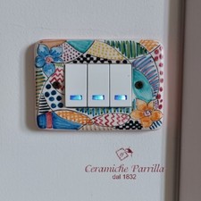 placca copri presa in ceramica