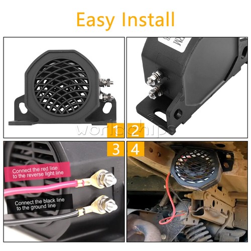 12v 105db backup allarme - 12v,