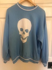 Felpa Teschio Sottomesso Blu