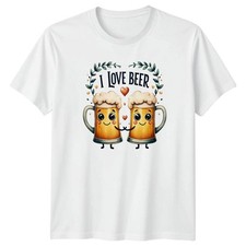 Maglietta Divertente Amo Birra