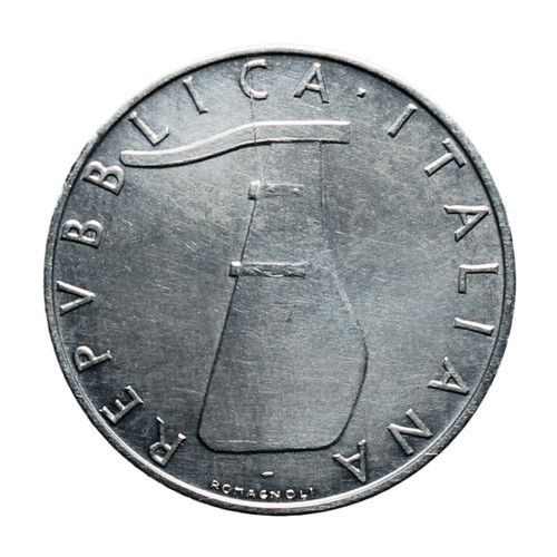 Repubblica italiana 5 lire - -,