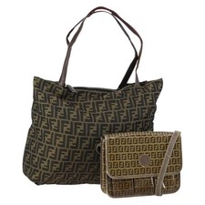 Fendi zucca canvas zucchino - zucca,