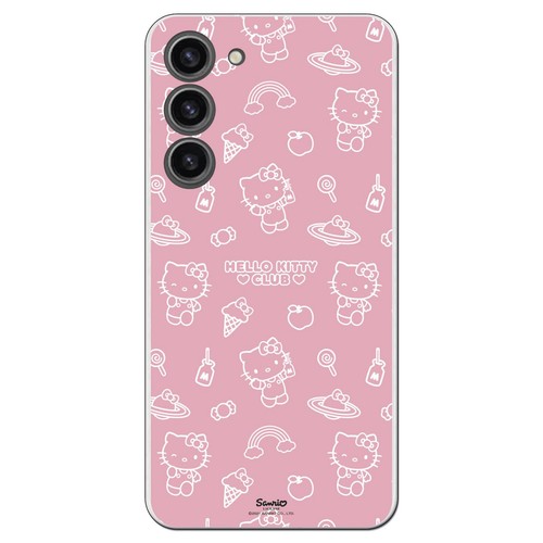 Custodia telefono rosa hello - telefono,