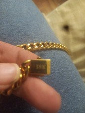 collana oro 18 kt uomo