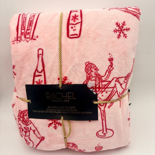 Coperta peluche flanella rosa
