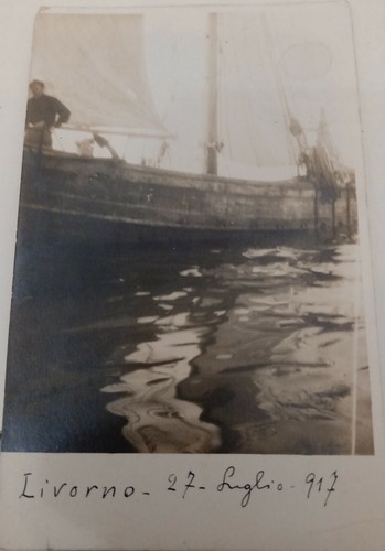 Livorno fotog barca 1917 - ,