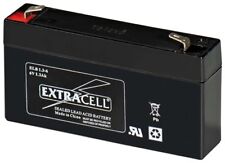 BATTERIA 6V 1,3A PIOMBO GEL ERMETICA LAMPADE ELETTRONICA 1,2AH RICARICABILE 1,2A