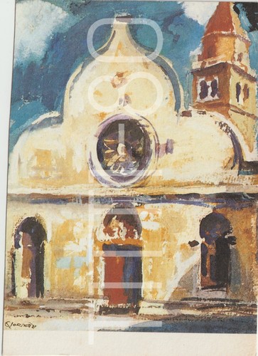 Duomo muggia acquerello - -,