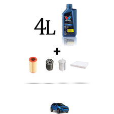 HOFFCAR Kit tagliando 4 FILTRI e 4L OLIO per Dr F35 Suv 1.5 114kw dal 2020
